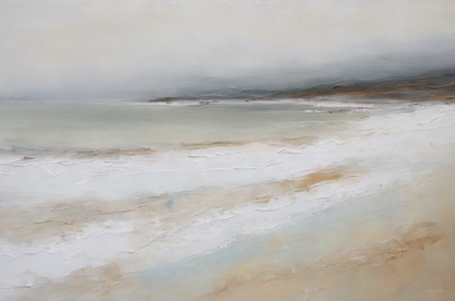 Abstract landscape with neutral tones and a blurred effect