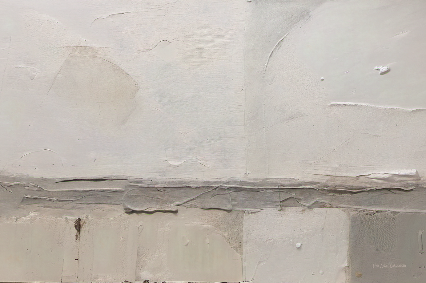 Close-up of a textured gray surface with visible cracks and imperfections