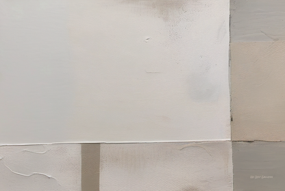 Close-up of a textured wall with different shades of gray.