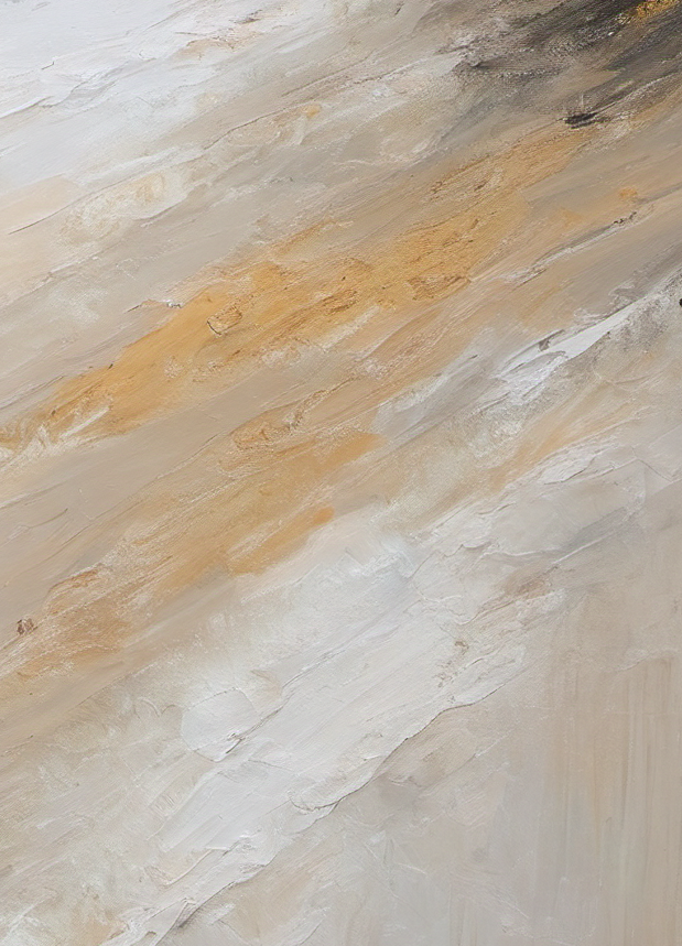 Close-up of a marble-like surface with beige and gray patterns