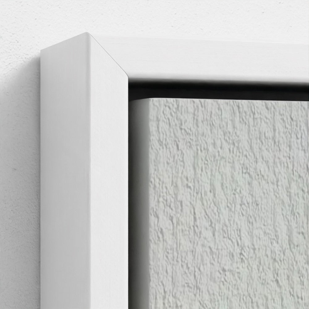 Close-up of a textured white wall with a black strip running horizontally.