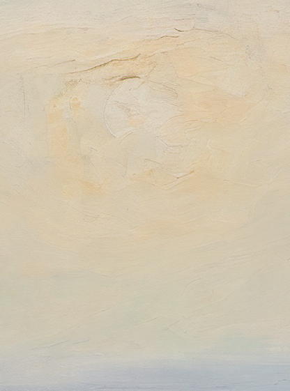 Abstract art with soft, blended colors on a textured surface