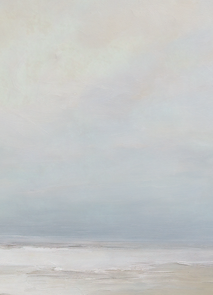 Abstract art with soft, gradient colors on a textured surface