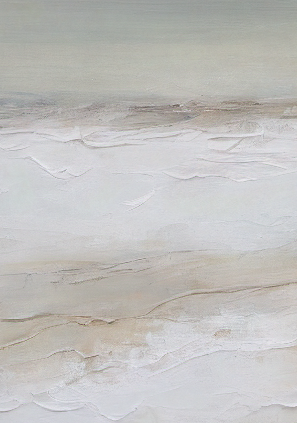 Close-up of a marble-like surface with beige and white colors
