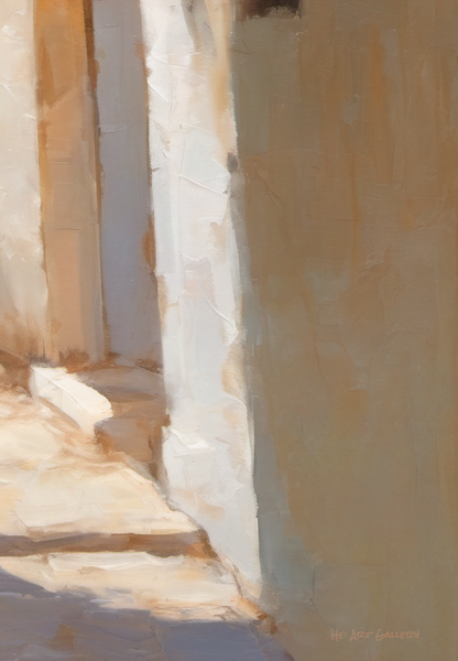 Abstract art with light brown and white colors