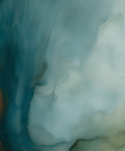 Close-up of blue and white fabric texture