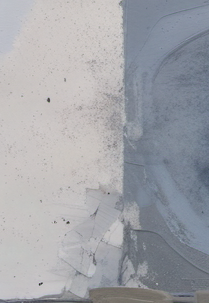 Close-up of a textured surface with a transition to a blurred outdoor scene.