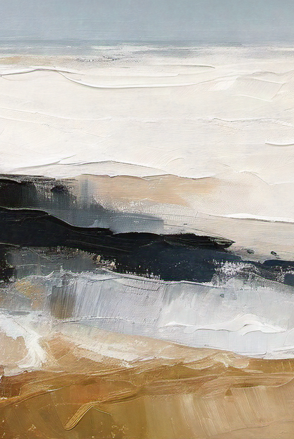 Abstract art piece with a gradient of colors from dark to light