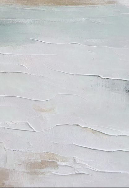 Abstract art with wavy lines on a light gray background