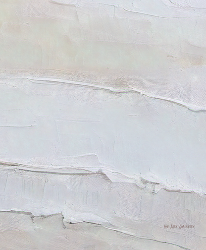 Abstract art with wavy lines on a light gray background