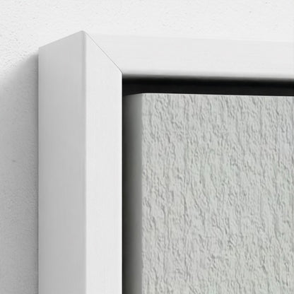 Close-up of a textured white wall with a black strip running horizontally.