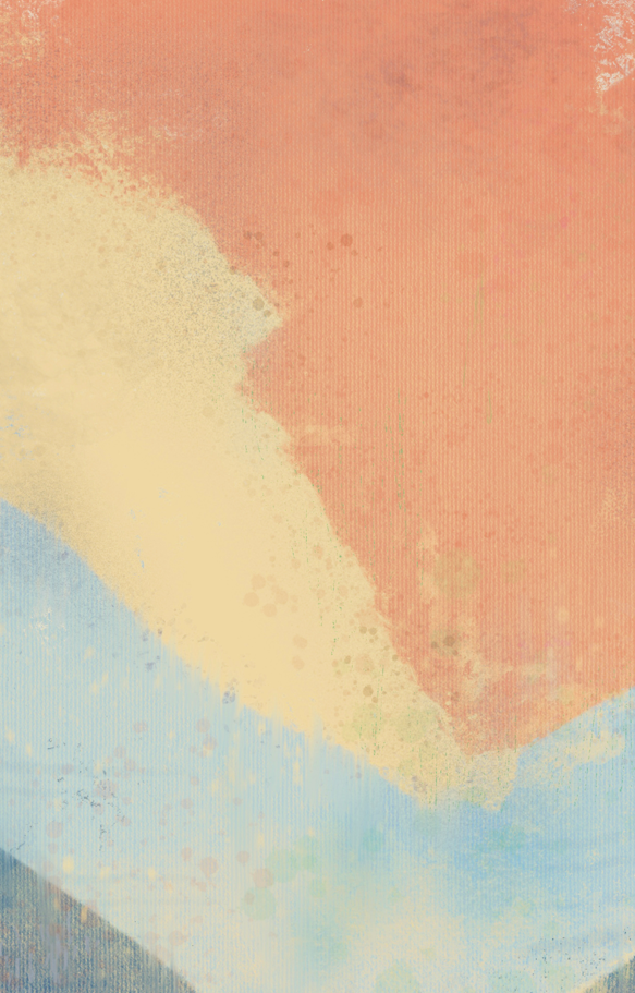 Abstract art with pastel colors on a textured background