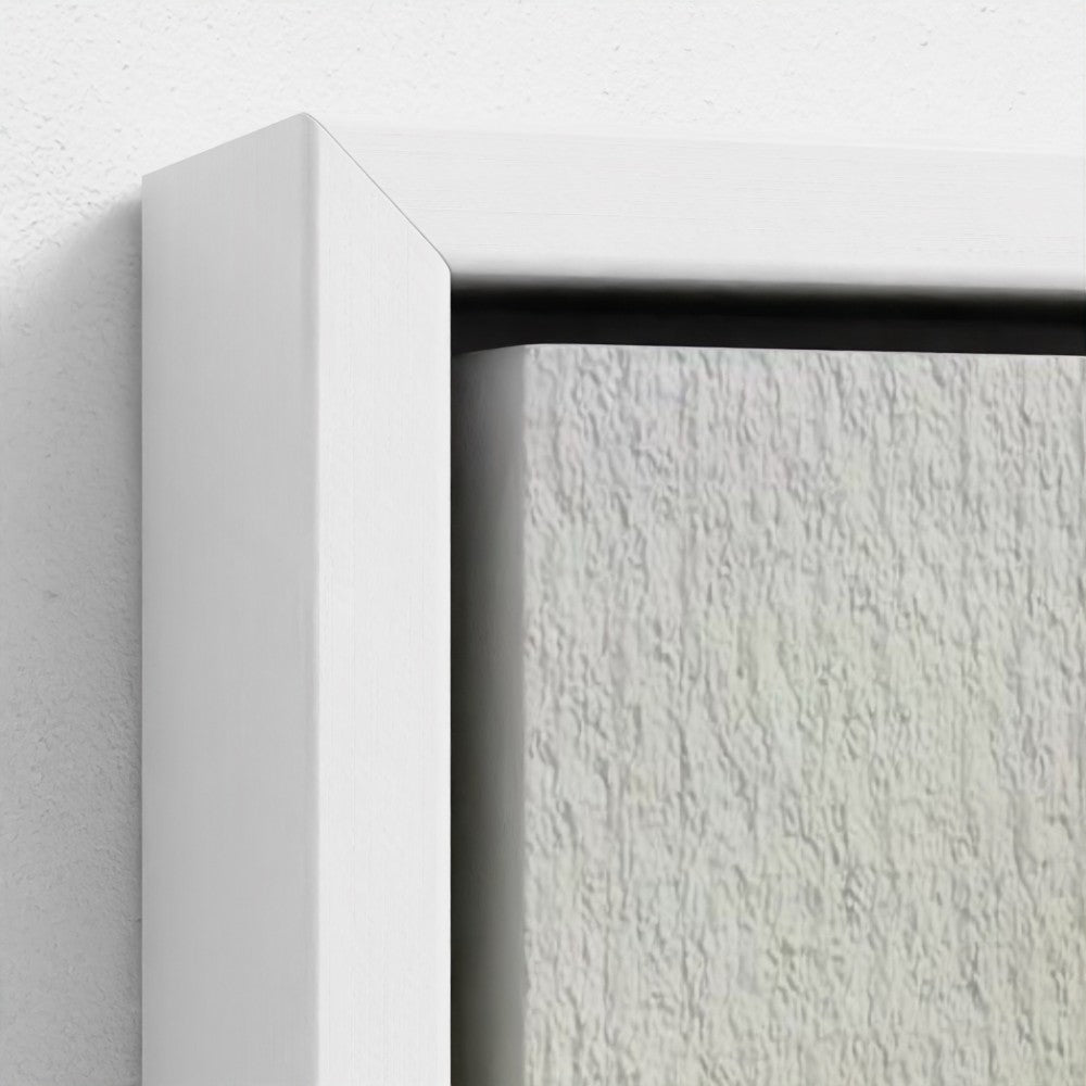 Close-up of a textured white wall with a corner detail