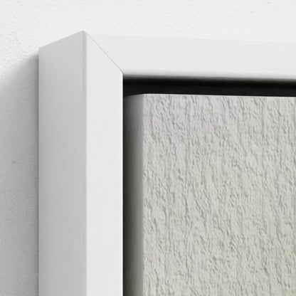 Close-up of a textured white wall with a corner detail